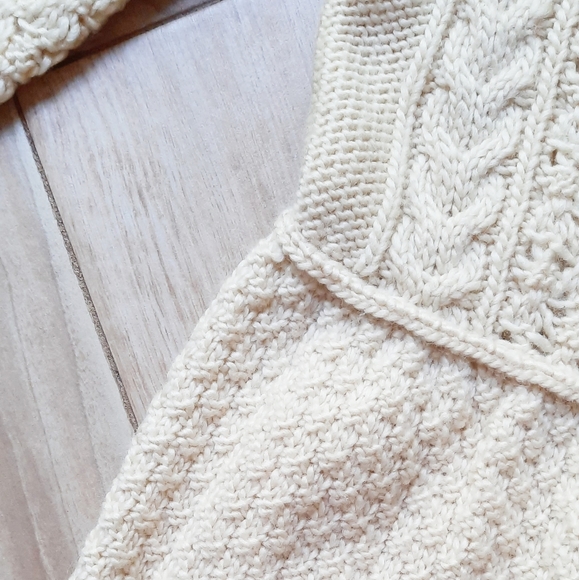 Free People Peplum Chunky Oversized Button Cardigan - Picture 3 of 6